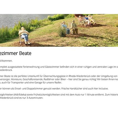 Gaestezimmer Beate Und Ferienwohnung Rheda Wiedenbrueck Kültér fotó